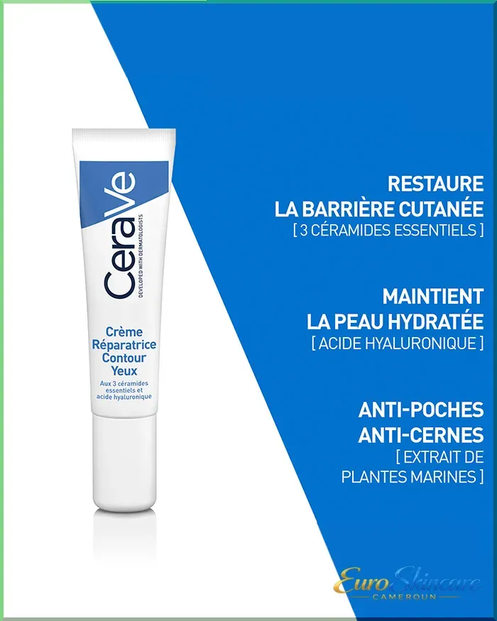 Creme Reparatrice Contour des Yeux - 3 Benefices_euro-skincare-cameroun.webp