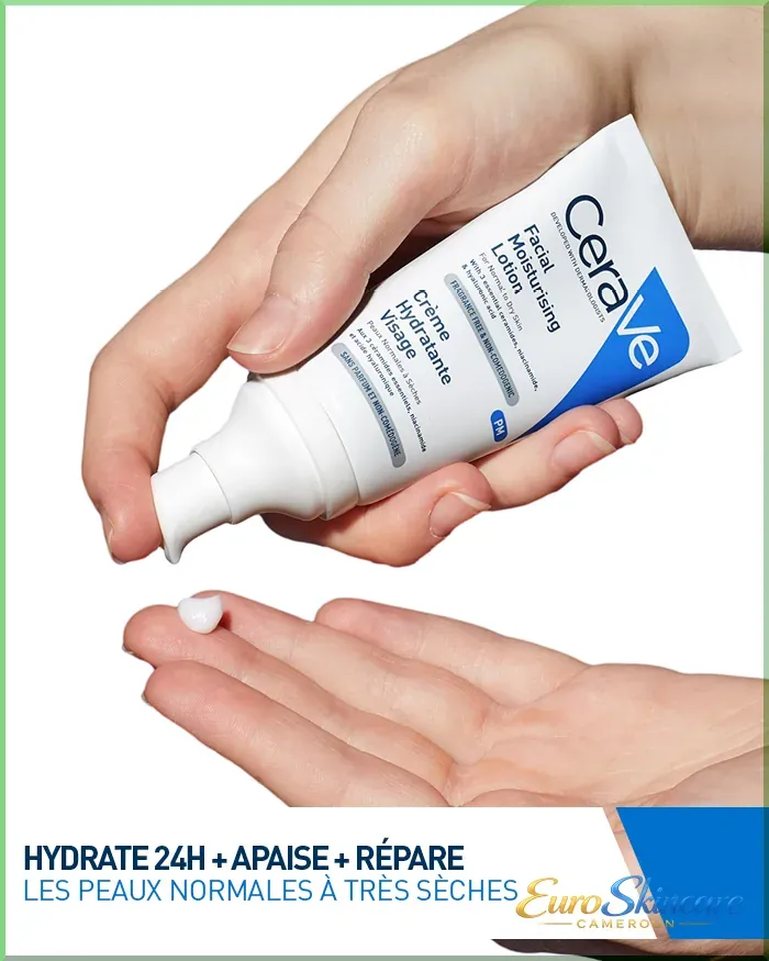 Creme Hydratante Visage - Texture Benefices_euro-skincare-cameroun.webp