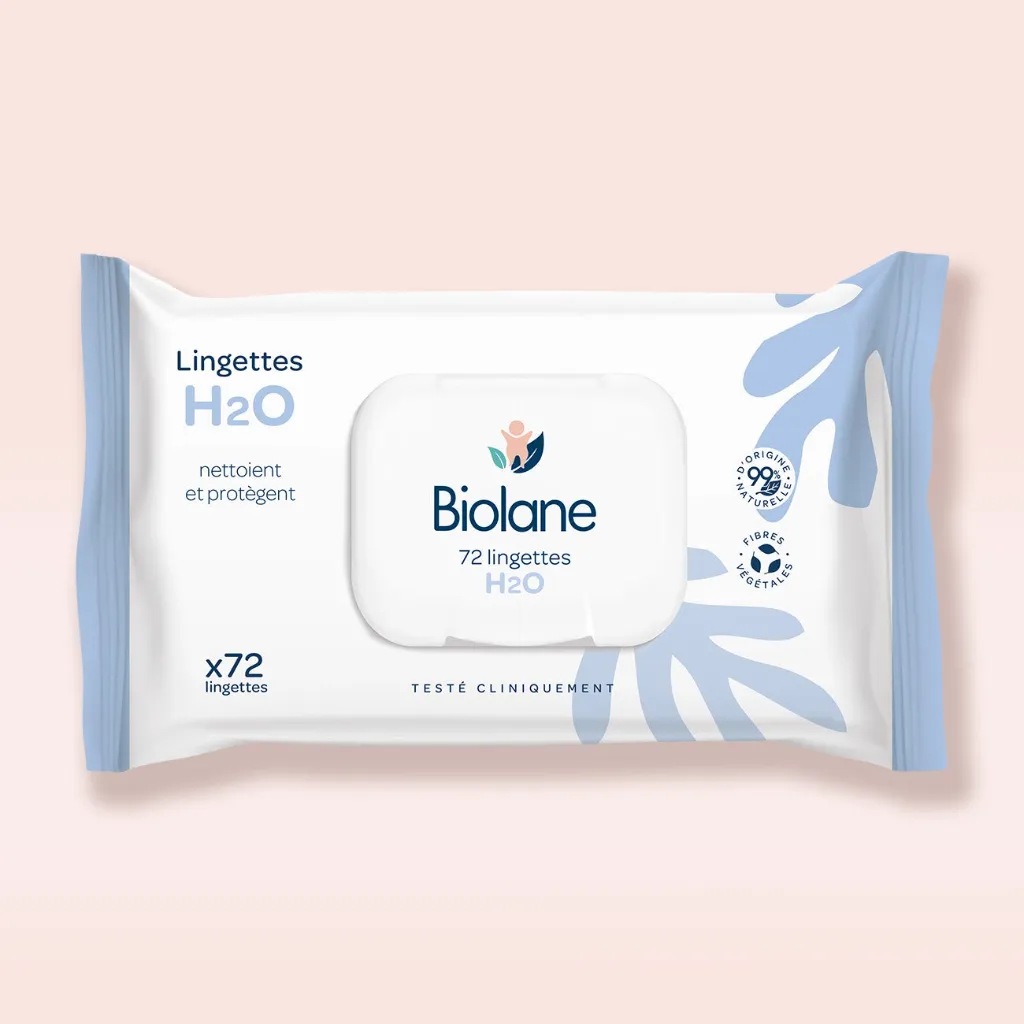 [01BIOBLH2O72004] Biolane Lingettes H2O  x72