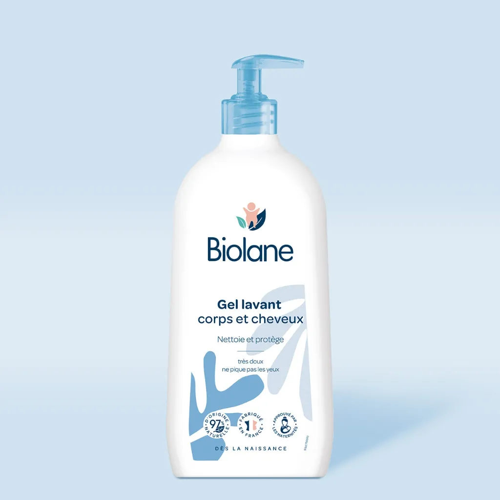 Biolane Gel Lavant Corps et Cheveux 750 ml Expert