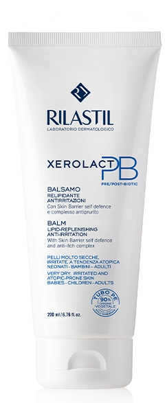 Rilastil Xerolact PB Baume atopic 400ml (Made In France, Peau Sèche)