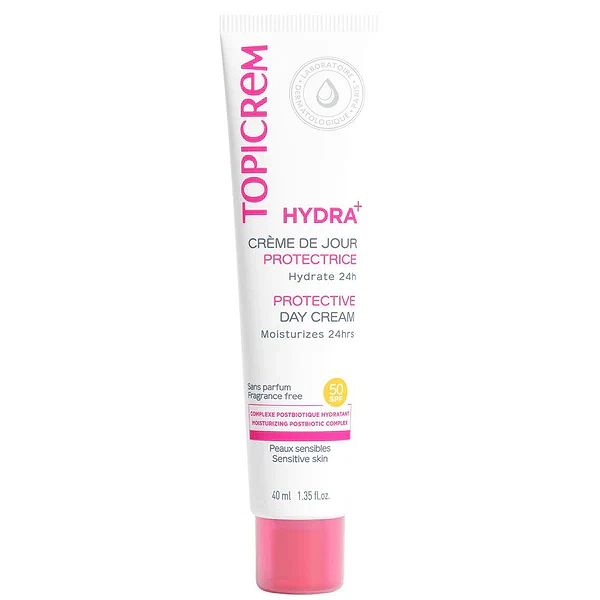 ☀️ TOPICREM HYDRA+ – Crème de Jour Protectrice SPF50