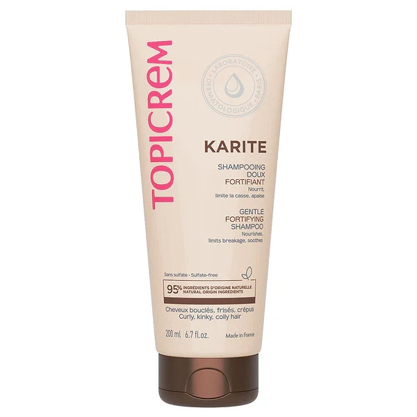 [06TOPKT086] Shampooing Doux Fortifiant Karité Topicrem – Cheveux Bouclés Crépus