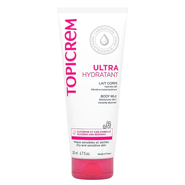 Lait Corps Ultra‑Hydratant UH Topicrem – 48h Hydratation | Livré à Yaoundé & Douala (500 ml)