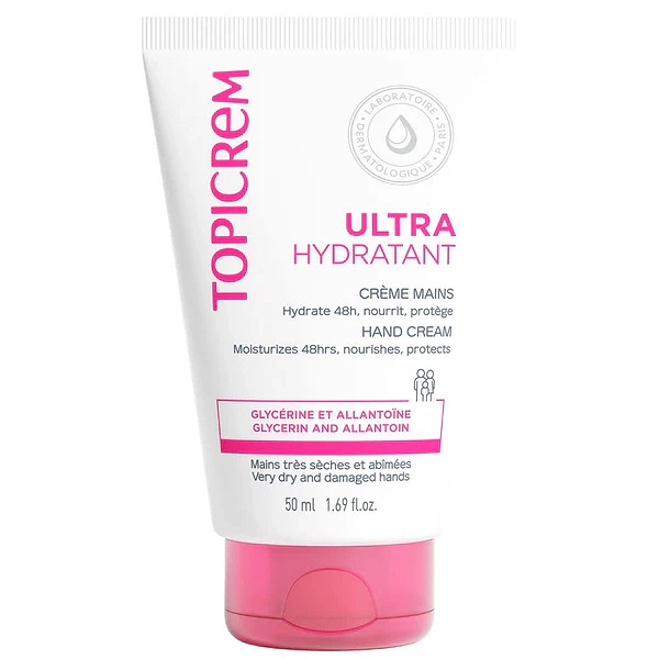 Crème Mains UH Topicrem – Hydrate 48h & Répare les Mains Abîmées