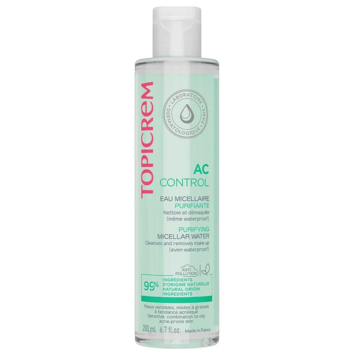 Eau Micellaire Purifiante AC CONTROL Topicrem – Peaux Grasses | Euro Skincare Cmr (200 ml)