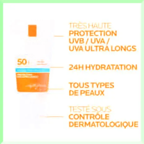 [03LRPANT006] Anthelios UVMUNE 400 Crème Hydratante Solaire SPF50+ 50ml - peau sensible sans parfum Cameroun