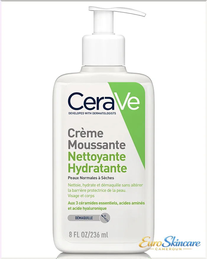 CeraVe Crème Moussante Nettoyante Hydratante  236/473 ml